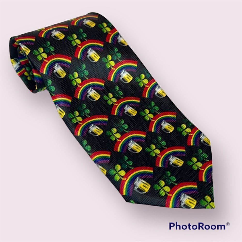 AESOP Vintage Clover & Beer St. Patrick's Day Tie